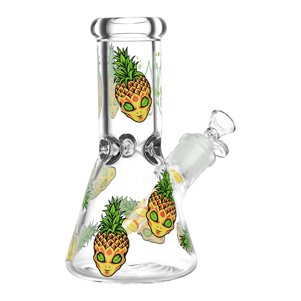 Pulsar Design Series Beaker Bong | Pinealien | Back View
