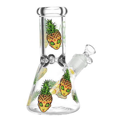 Pulsar Design Series Beaker Bong | Pinealien | Back View