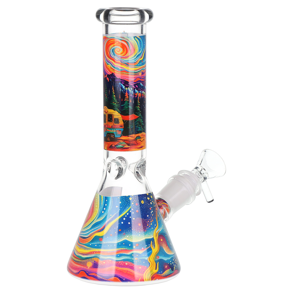 Pulsar Design Series Smoker's Kit | Starry Camp | Beaker Bong Back View