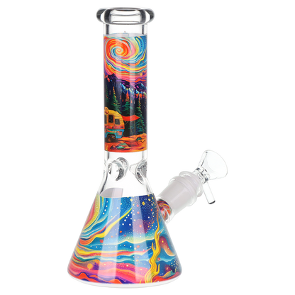 Pulsar Design Series Smoker's Kit | Starry Camp | Beaker Bong Back View