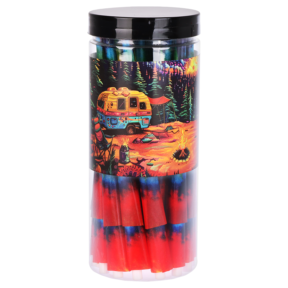 Pulsar Design Series Smoker's Kit | Starry Camp | King Size Pre-Rolled Cones