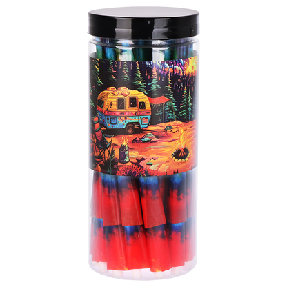 Pulsar Design Series Smoker's Kit | Starry Camp | King Size Pre-Rolled Cones