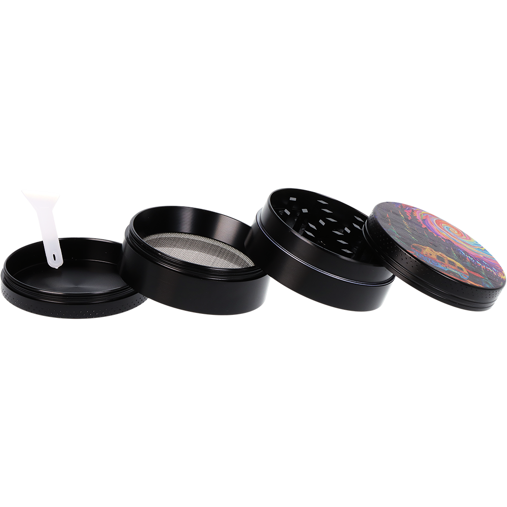 Pulsar Design Series Smoker's Kit | Starry Camp | 4 Piece Grinder