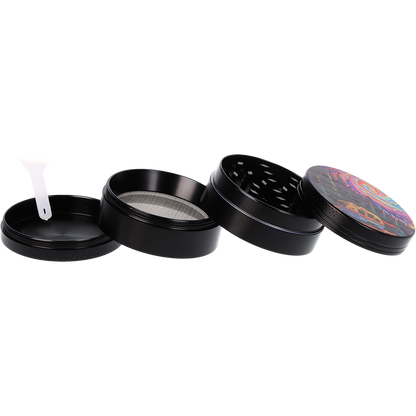 Pulsar Design Series Smoker's Kit | Starry Camp | 4 Piece Grinder