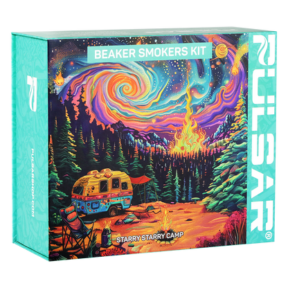 Pulsar Design Series Smoker's Kit | Starry Camp | Gift Box Packaging
