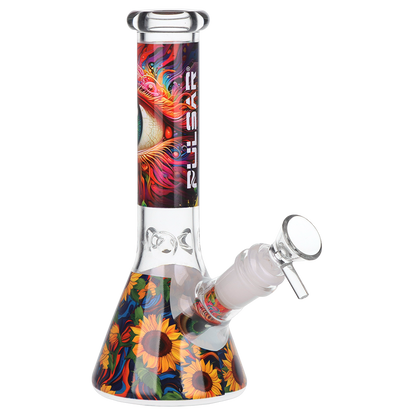 Pulsar Design Series Smoker's Kit | Sunflower Of The Mind | Beaker Bong Front View