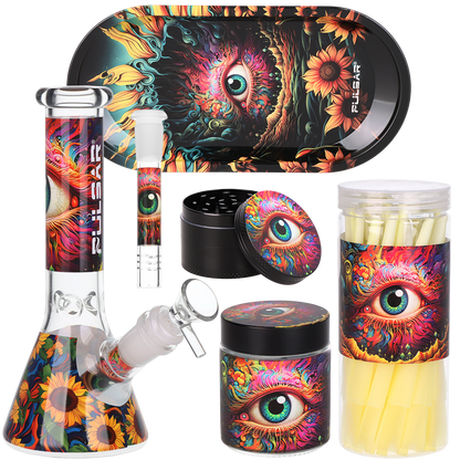 Pulsar Design Series Smoker's Kit | Sunflower Of The Mind | Kit Contents