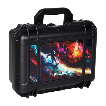 Pulsar Design Series Smoker's Travel Kit 2.0 | Astro Surfer | Hard Shell Carry Case