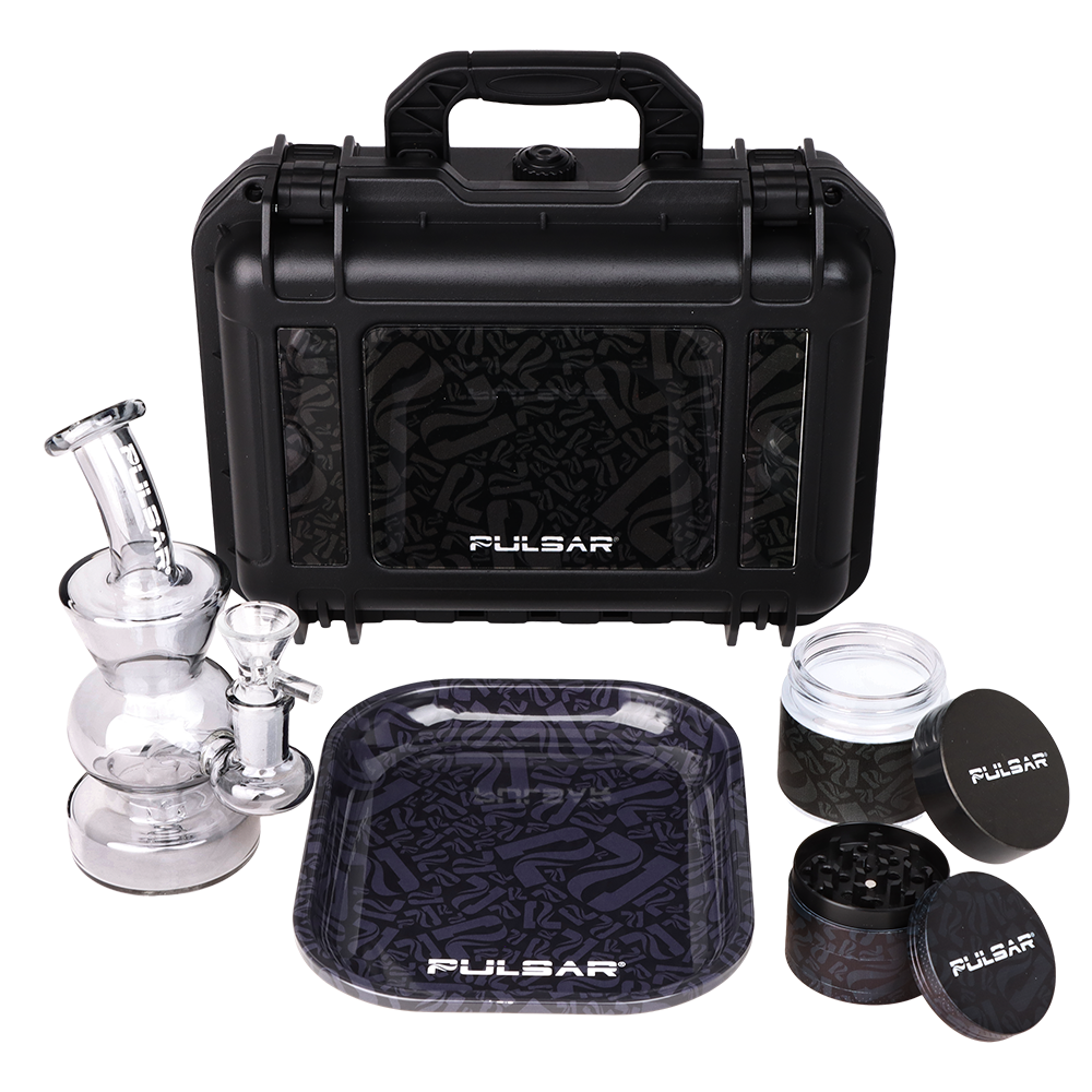 Pulsar Design Series Smoker's Travel Kit 2.0 | Logo Camo | Kit Contents