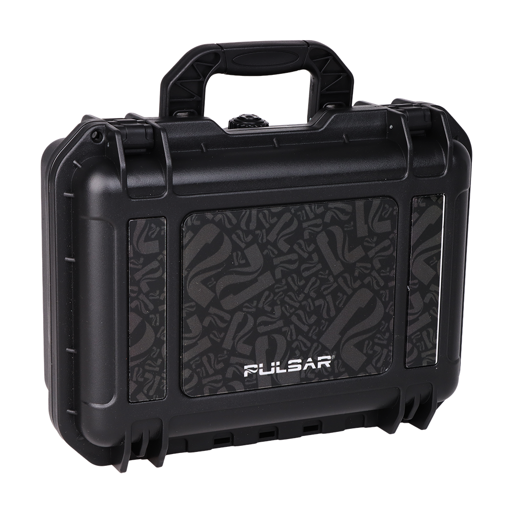 Pulsar Design Series Smoker's Travel Kit 2.0 | Logo Camo | Hard Shell Carry Case