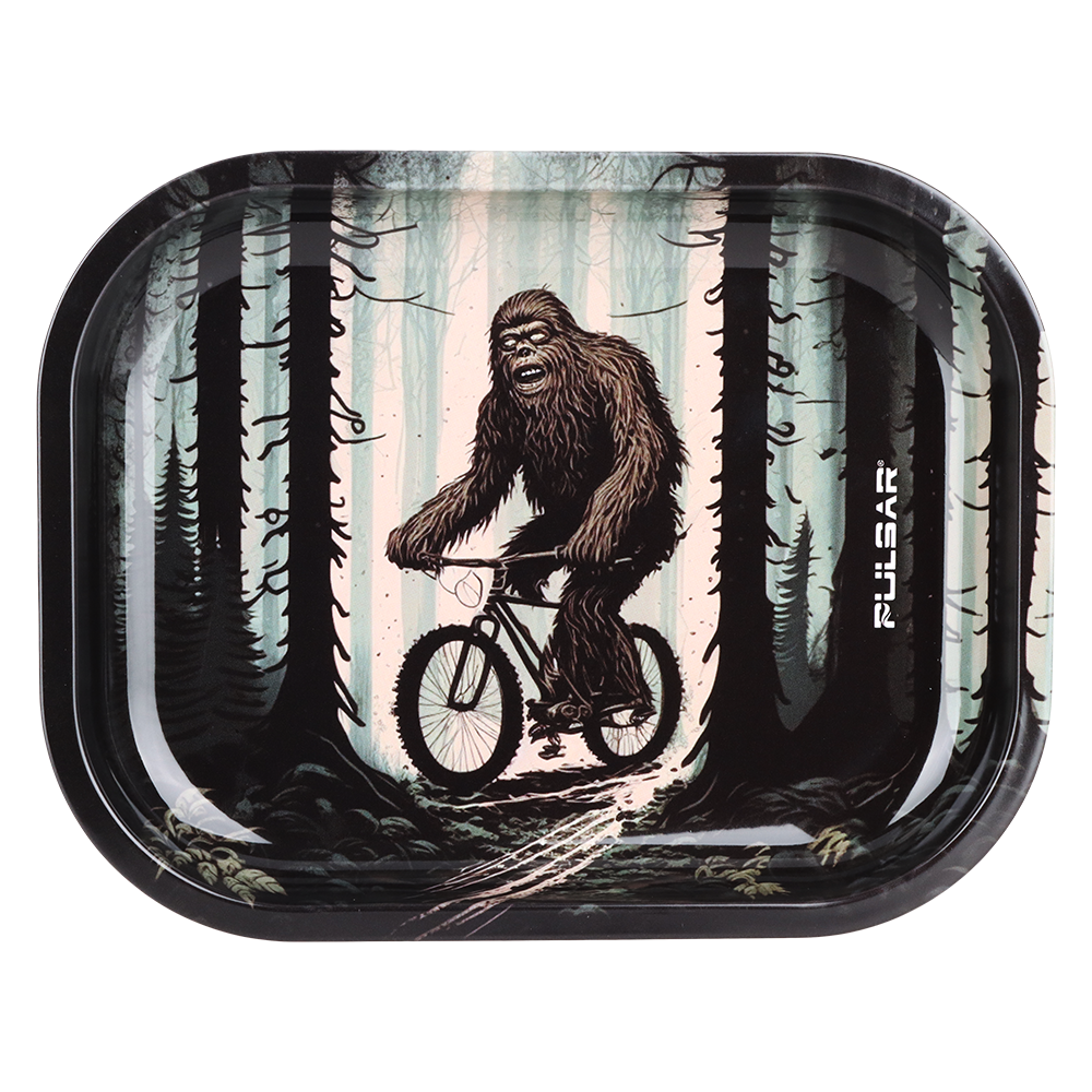 Pulsar Design Series Smoker's Travel Kit | Bigfoot Rides Again | Metal Rolling Tray