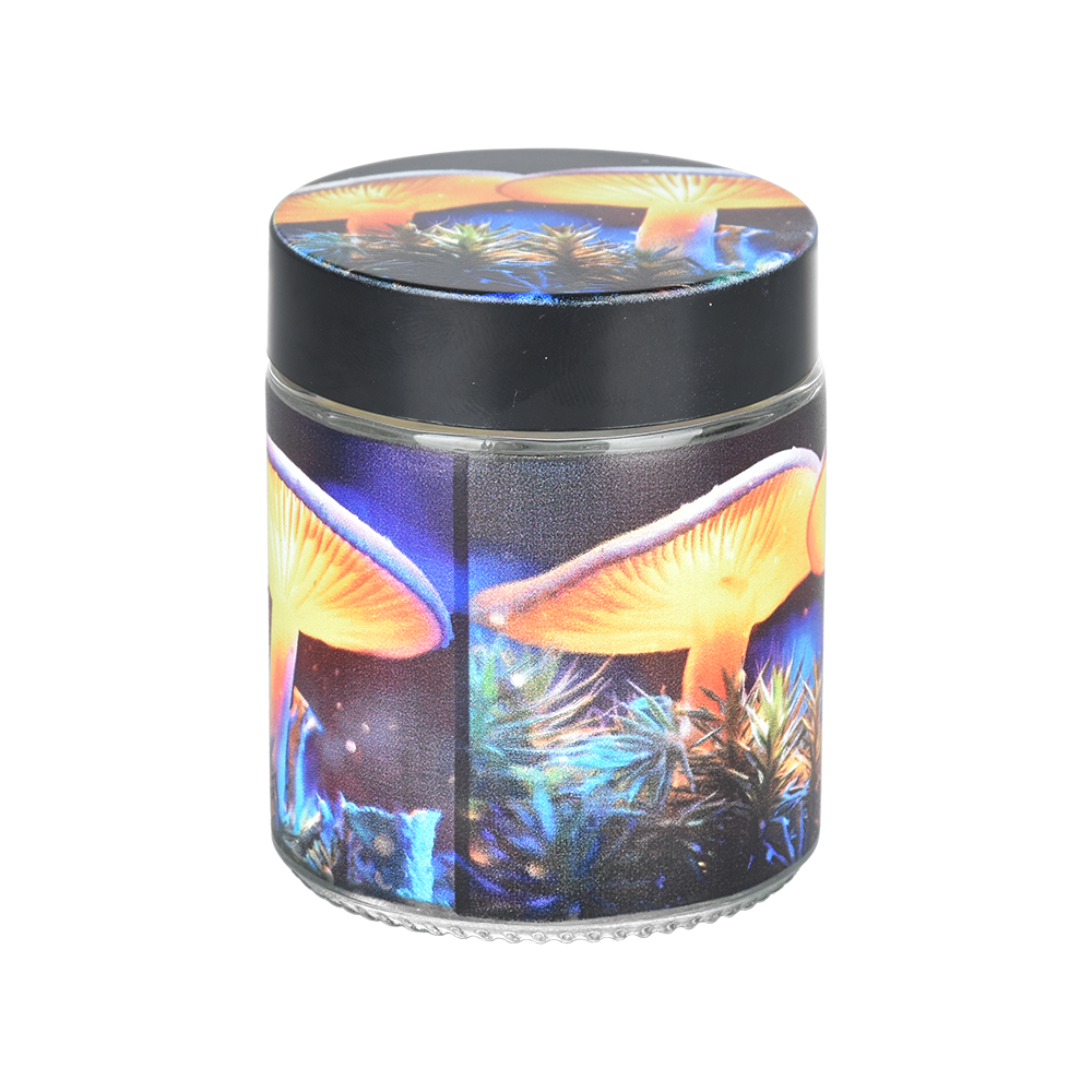 Pulsar Design Series Smoker's Travel Kit | Mystical Mushrooms | Stash Jar