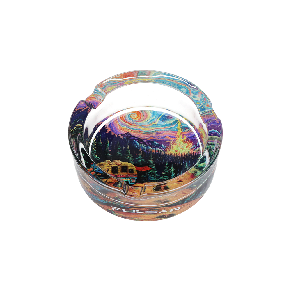 Pulsar Design Series Smoker's Travel Kit | Starry Camp | Glass Ashtray
