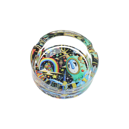 Pulsar Design Series Smoker's Travel Kit | The World Was Mad | Glass Ashtray