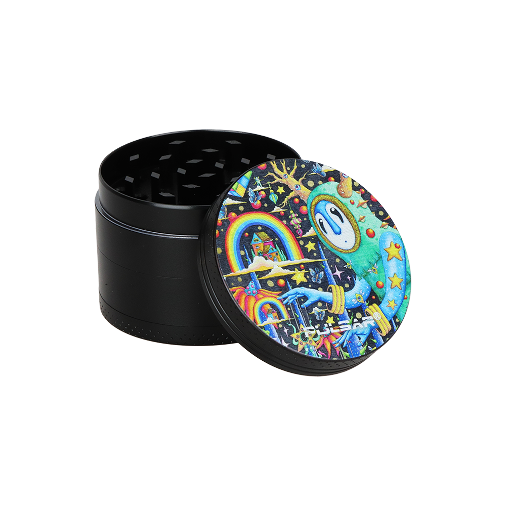 Pulsar Design Series Smoker's Travel Kit | The World Was Mad | 4 Piece Grinder