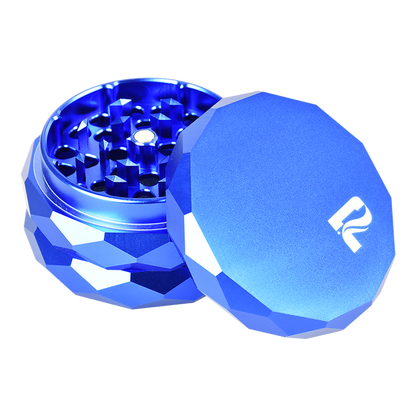 Pulsar Diamond Faceted Herb Grinder | Blue