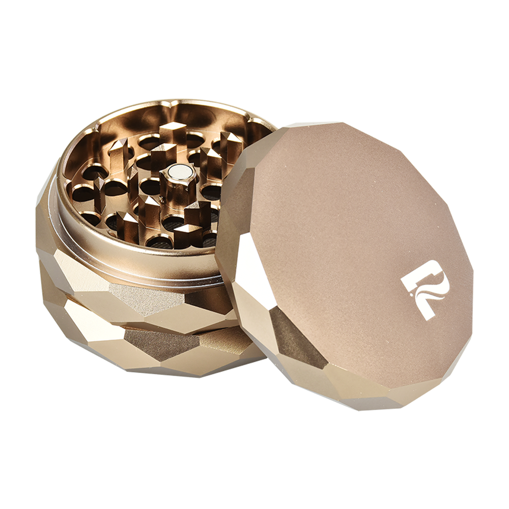 Pulsar Diamond Faceted Herb Grinder | Bronze