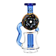 Pulsar Donut Recycler Rig for Puffco Peak Series | Chocolate & Blue