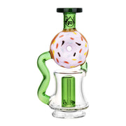 Pulsar Donut Recycler Rig for Puffco Peak Series | Strawberry & Green