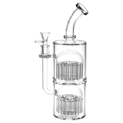 Pulsar Double Stack King Jellyfish Bong | Back View