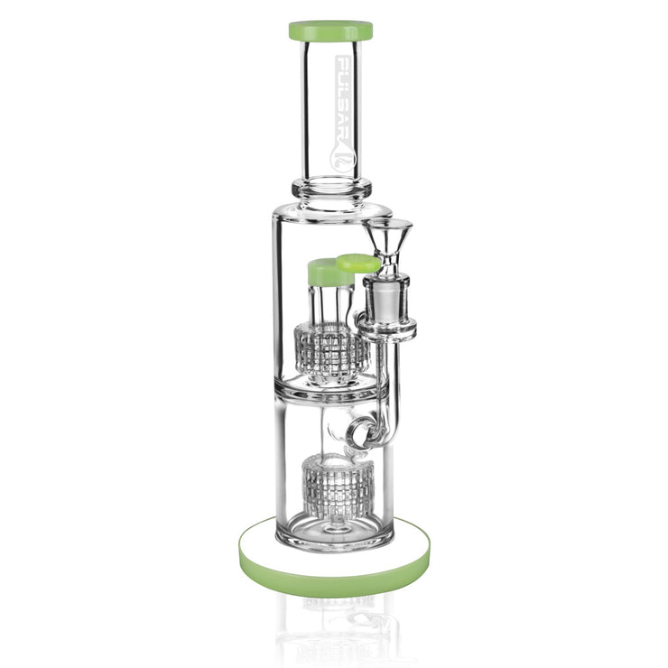 Pulsar Dual Matrix Perc Bong | Green