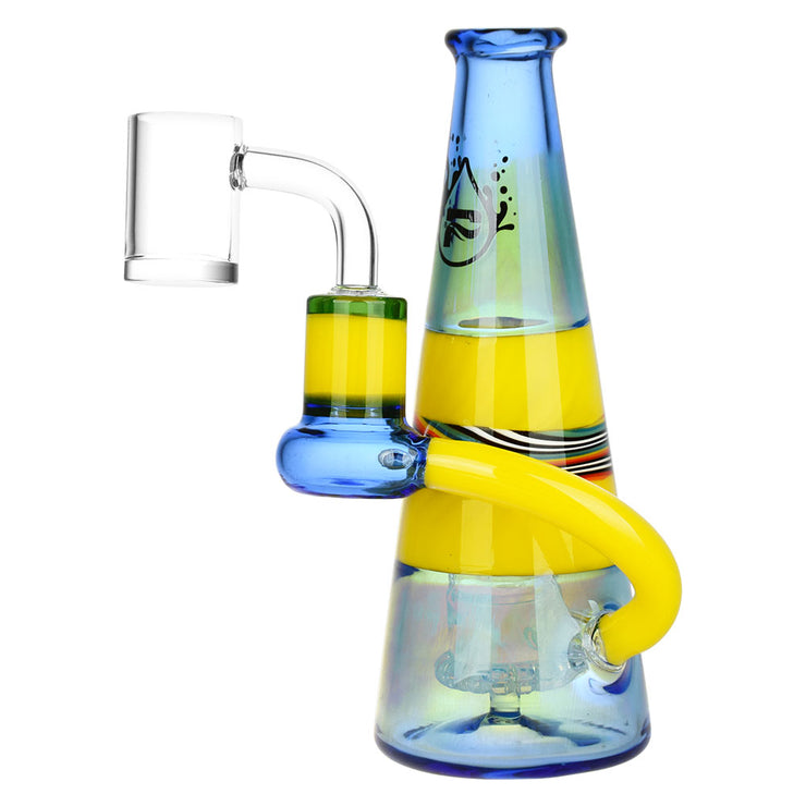Pulsar Electric Visions Recycler Rig | Blue & Yellow