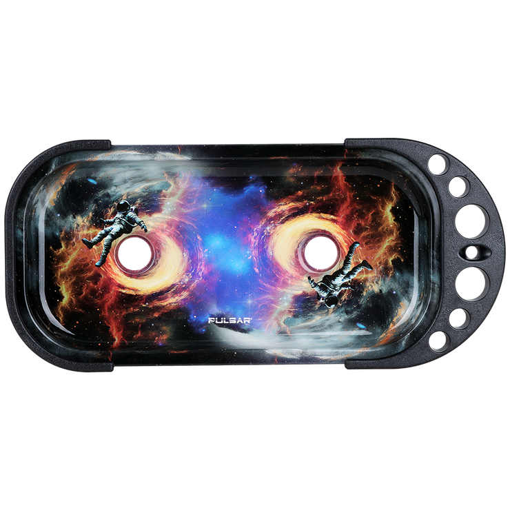 Pulsar Elevated Cone Rolling Tray Console | Black Holes Design
