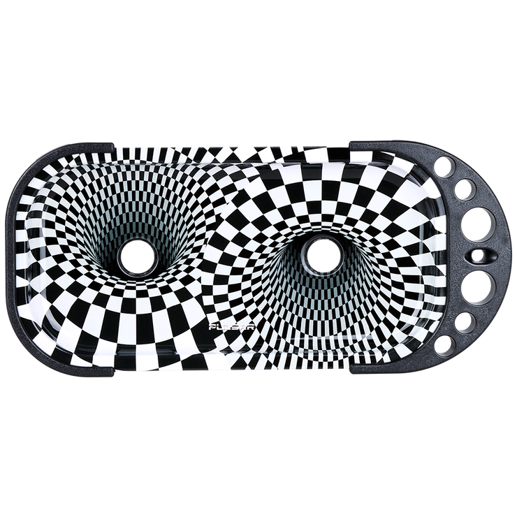 Pulsar Elevated Cone Rolling Tray Console | Vortex Design