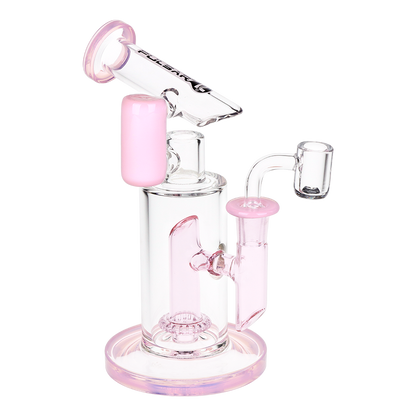 Pulsar Fractured Tower Bicolor Dab Rig | Pink