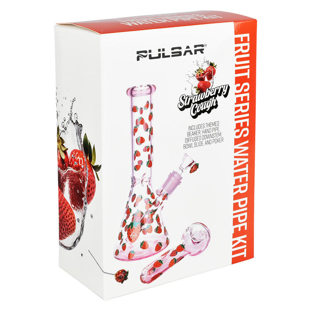Pulsar Fruit Series Herb Pipe Duo | Strawberry Cough | Packaging