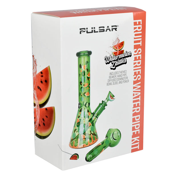 Pulsar Fruit Series Herb Pipe Duo | Watermelon Zkittles | Packaging