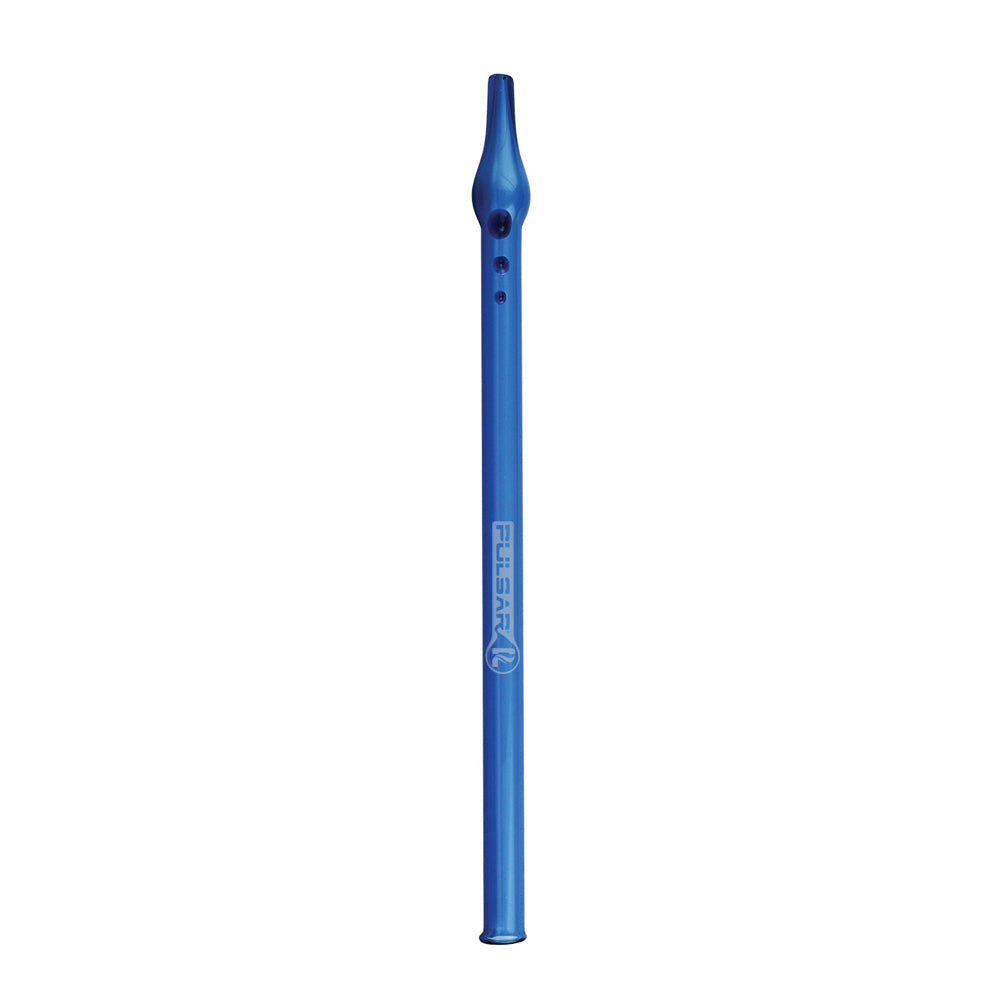 Pulsar Full Color Glass Dab Straw | Blue