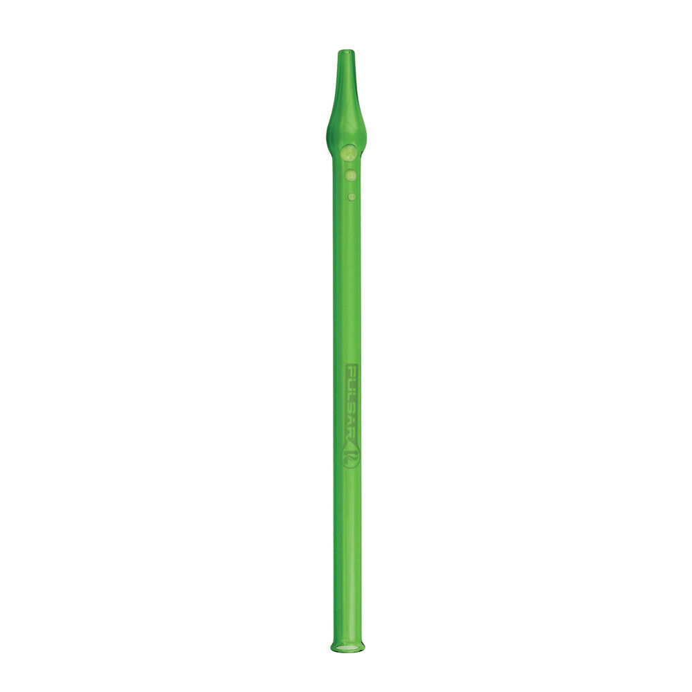 Pulsar Full Color Glass Dab Straw | Green