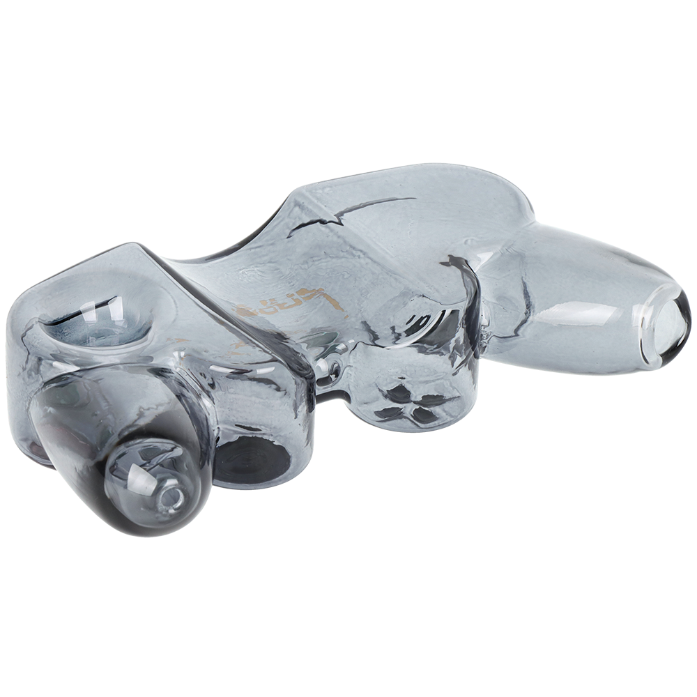 Pulsar Game Controller Hand Pipe | Bowl & Carb Hole View