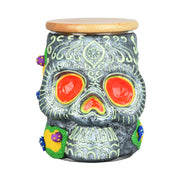 Pulsar Voodoo Skull Glass Jar | Front View