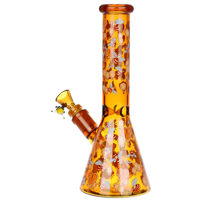 Pulsar Greatest Hits Series Herb Pipe Duo | Beez | Beaker Bong Back View