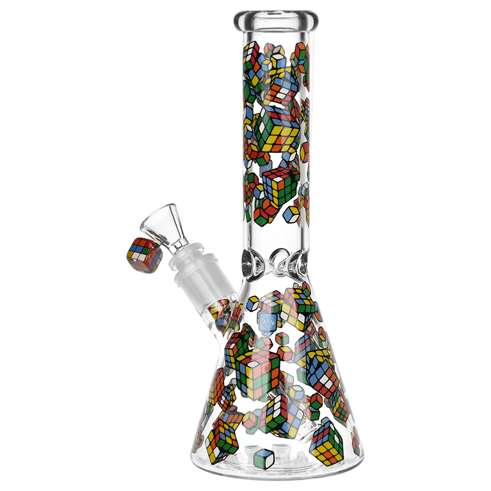 Pulsar Greatest Hits Series Herb Pipe Duo | Cubez | Beaker Bong Back View