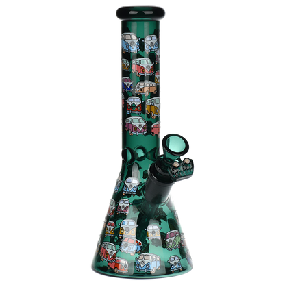 Pulsar Greatest Hits Series Herb Pipe Duo | V-Dubz | Beaker Bong Front View
