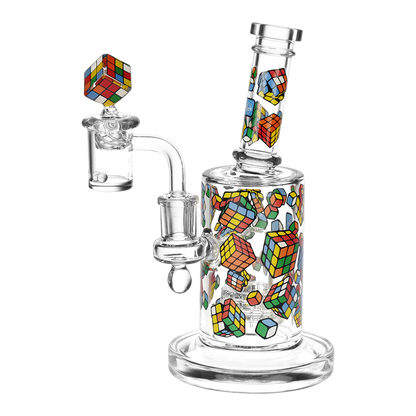 Pulsar Greatest Hits Series Wax Pipe Duo | Cubez | Dab Rig Front View