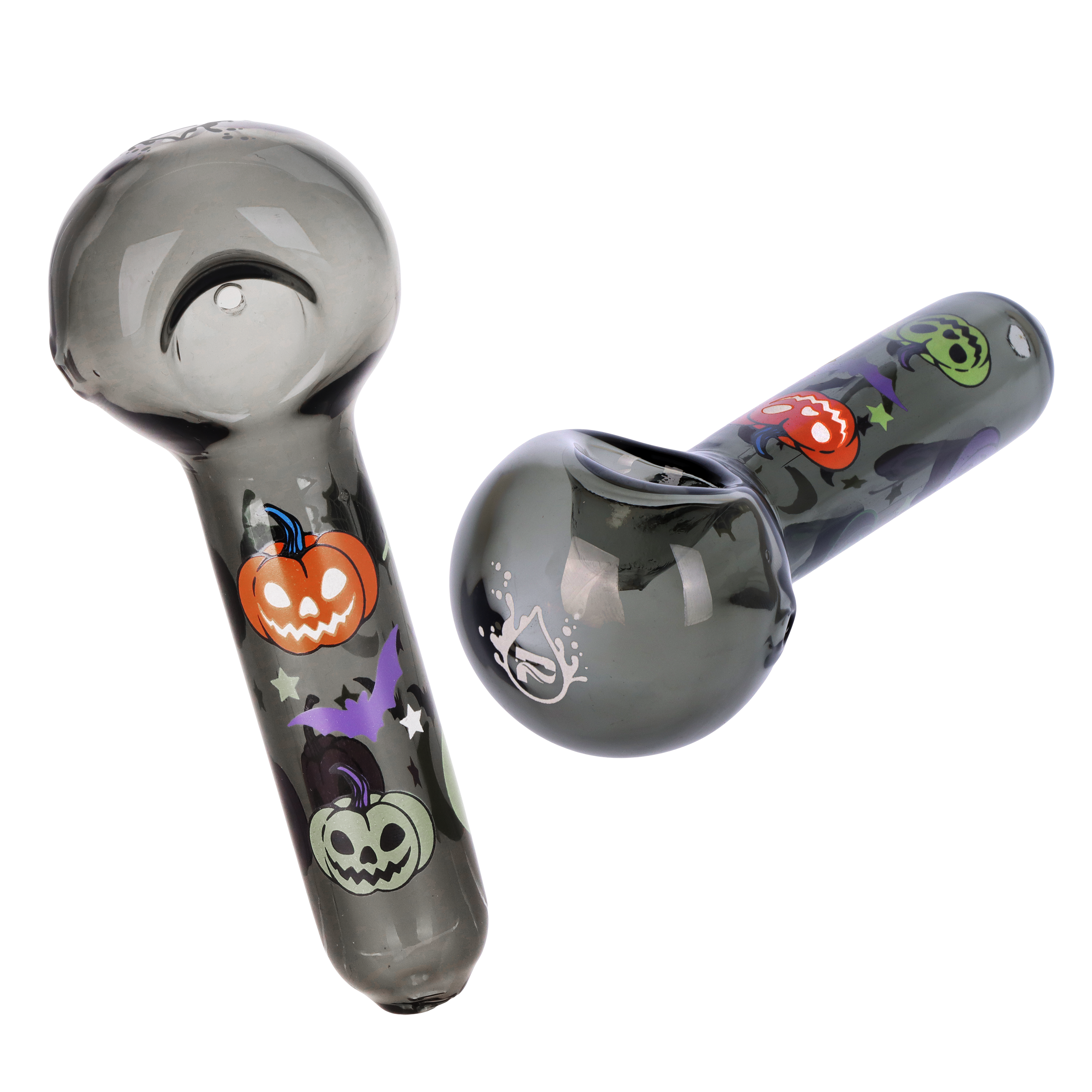 Pulsar Halloween Jamboree Beaker Herb Pipe Duo | Matching Spoon Pipe