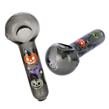 Pulsar Halloween Jamboree Beaker Herb Pipe Duo | Matching Spoon Pipe