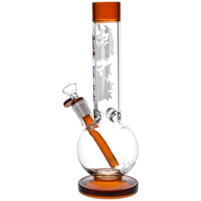 Pulsar Halloween Scene Bubble Bong | Back View