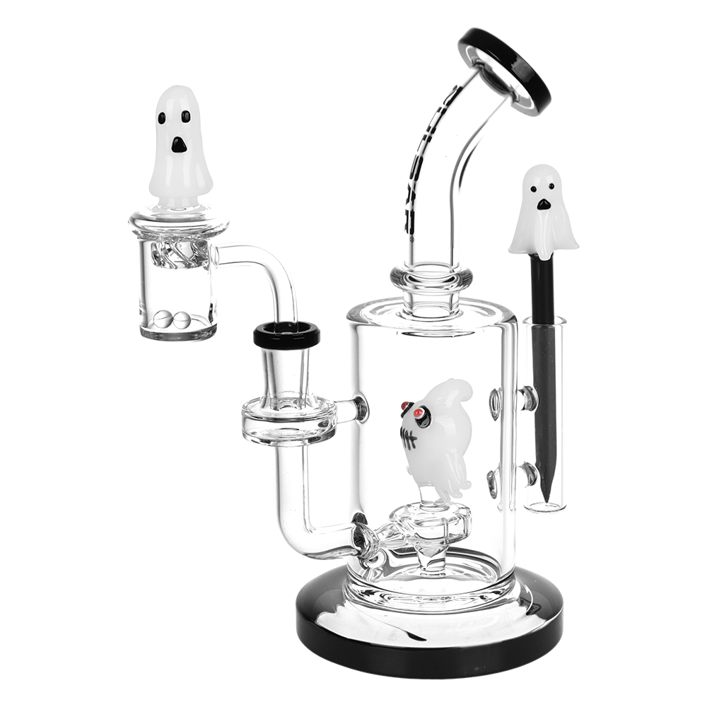 Pulsar Haunted Ghosts Dab Rig Set | Frontal Side View