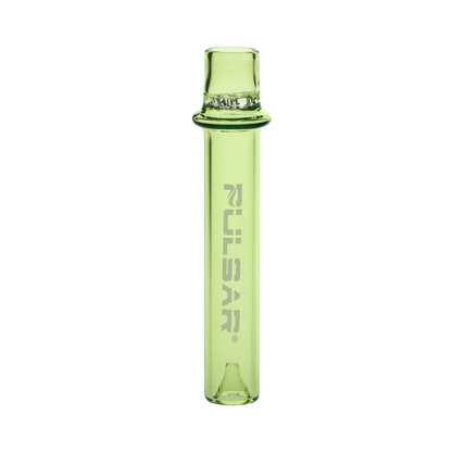 Pulsar Honeycomb Chillum | Transparent Green