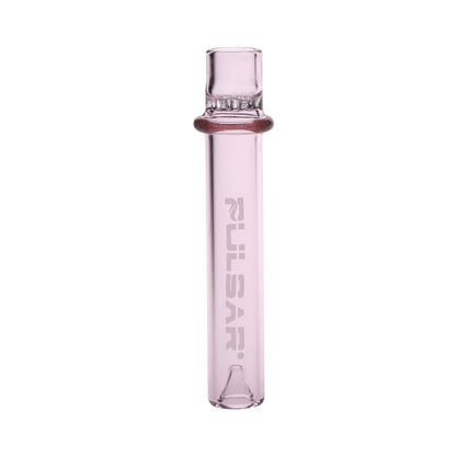 Pulsar Honeycomb Chillum | Transparent Pink