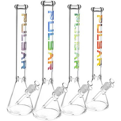 Pulsar Illustrated Logo Beaker Bong | Extra Large Size | 