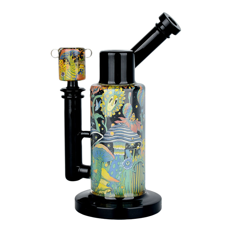 Pulsar Inside Print Bong | Garden of Cosmic Delights | Side View