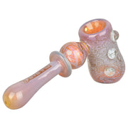 Pulsar Inside Print Hammer Bubbler | Melting Shrooms | Amber