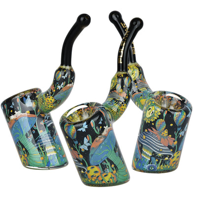 Pulsar Inside Print Sherlock Pipe | Garden of Cosmic Delights | 360 View