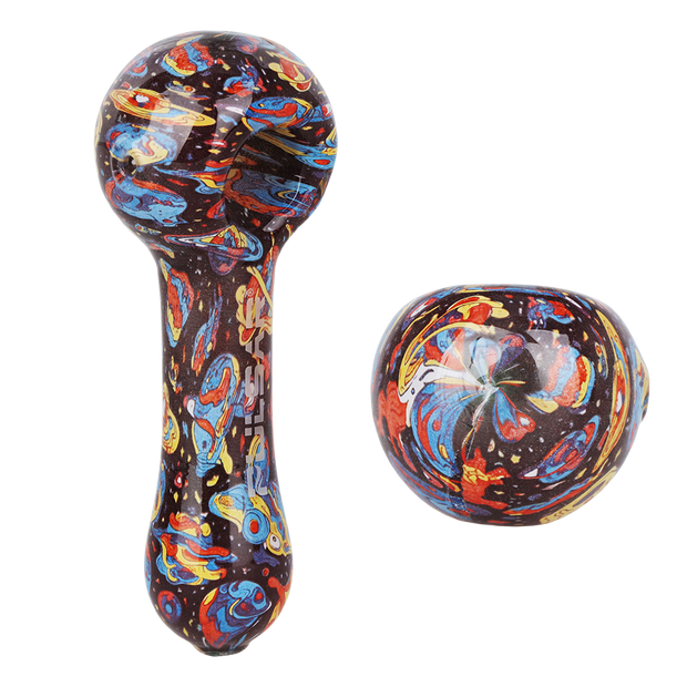 Pulsar Inside Print Spoon Pipe | Weird Space
